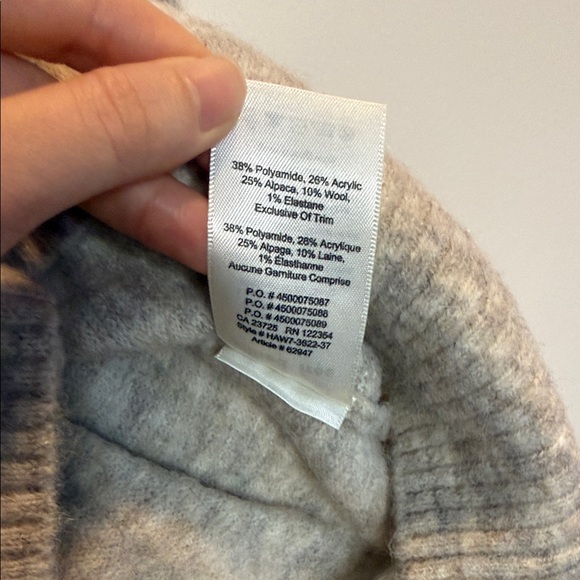 Wilfred Off-Shoulder Heathered Sweater Alpaca and Wool Blend - Picture 5 of 5